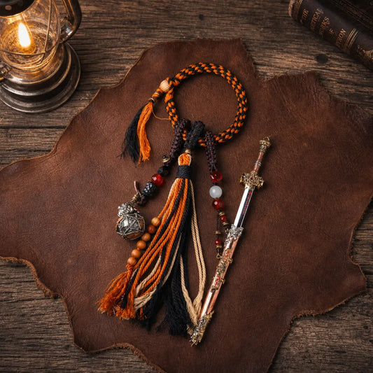 Xuantian Sword Set Sword And Gourd Tassel Flat Lay