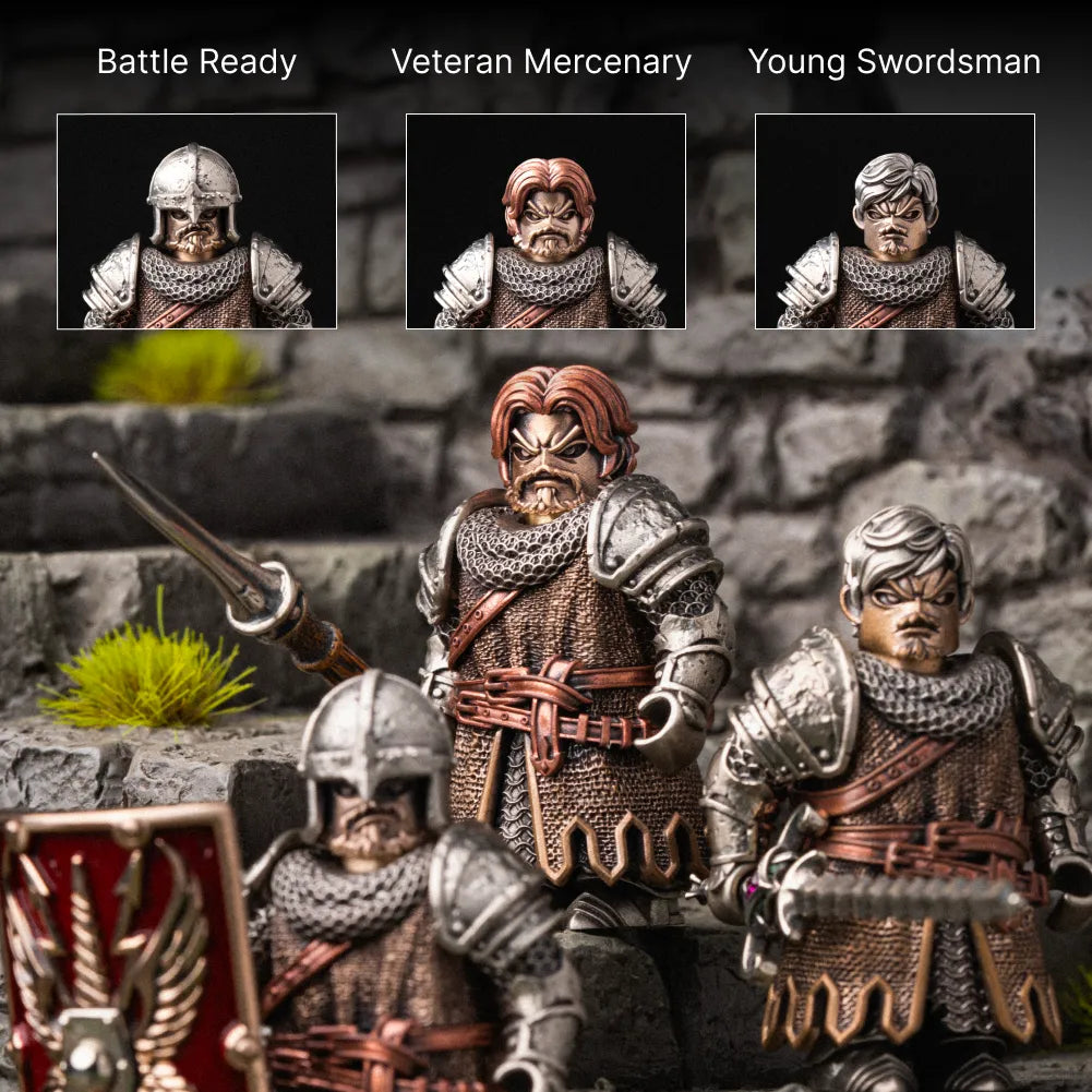 The Unnamed: Medieval Infantry style options
