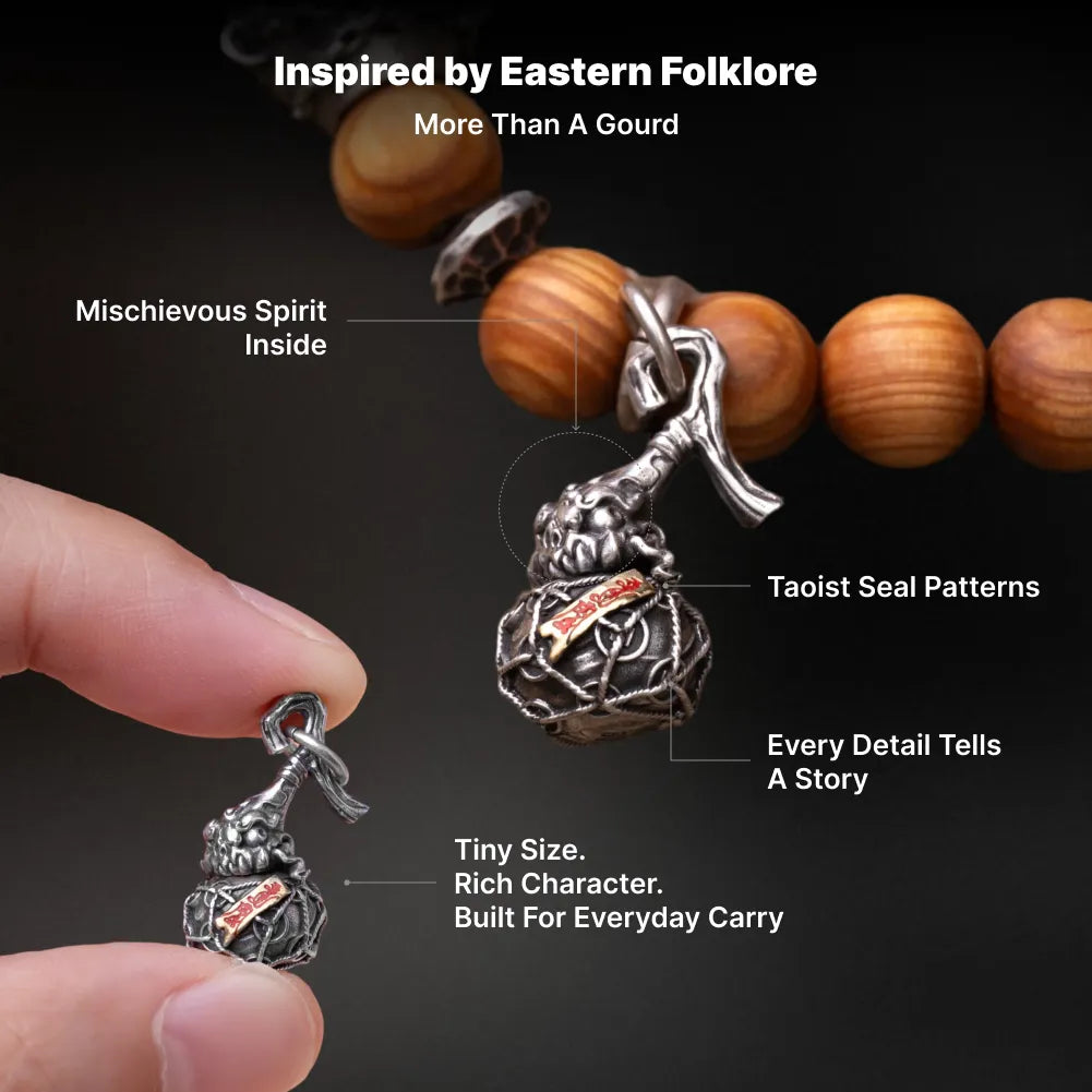 Trickster Gourd Charm Eastern Folklore Design Features