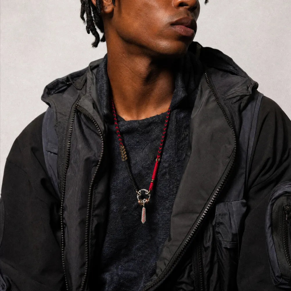 Masterblade Talisman Pendant Male Model Streetwear