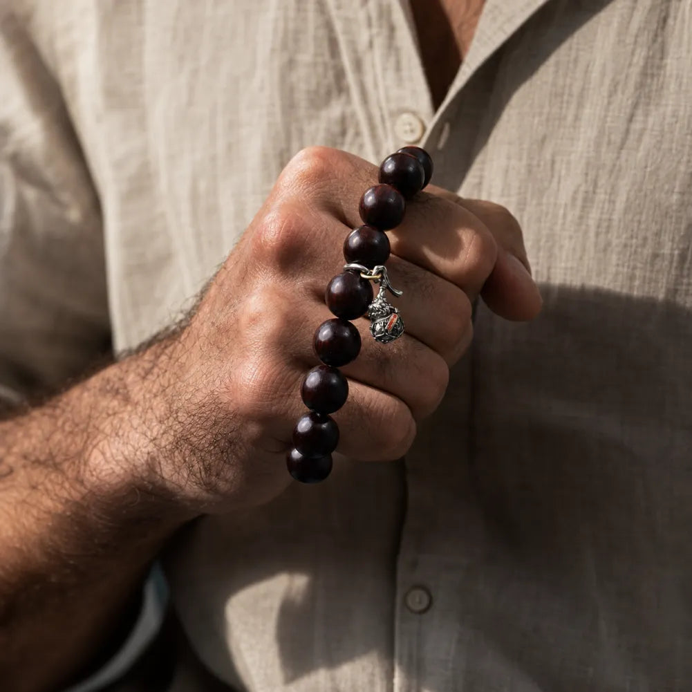 Trickster Gourd Charm Handheld Bead Bracelet