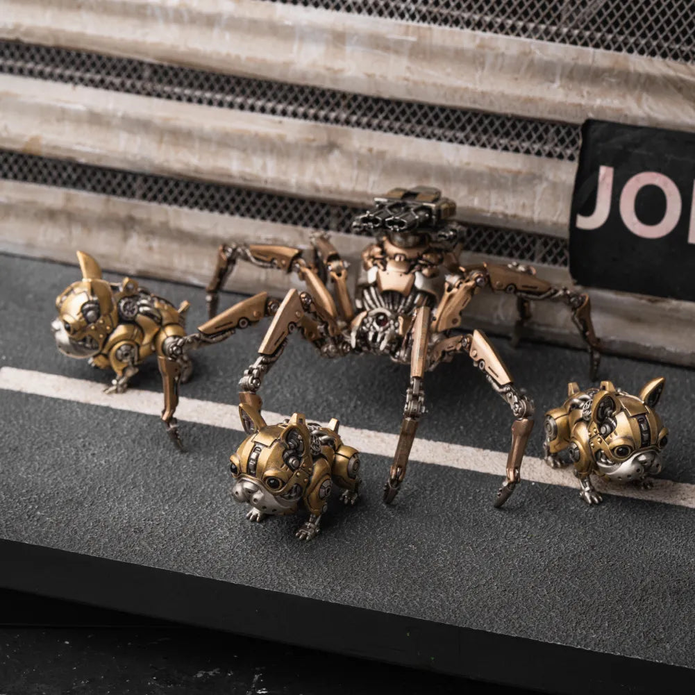 Mecha Bully Display With Mech Justicar