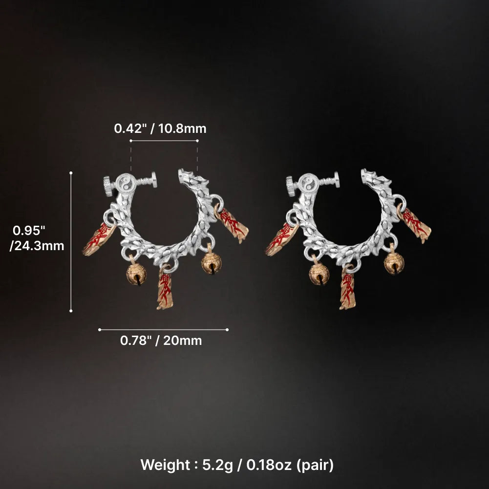 11 Celestial Chime Ear Clips Silver Size And Weight Guide