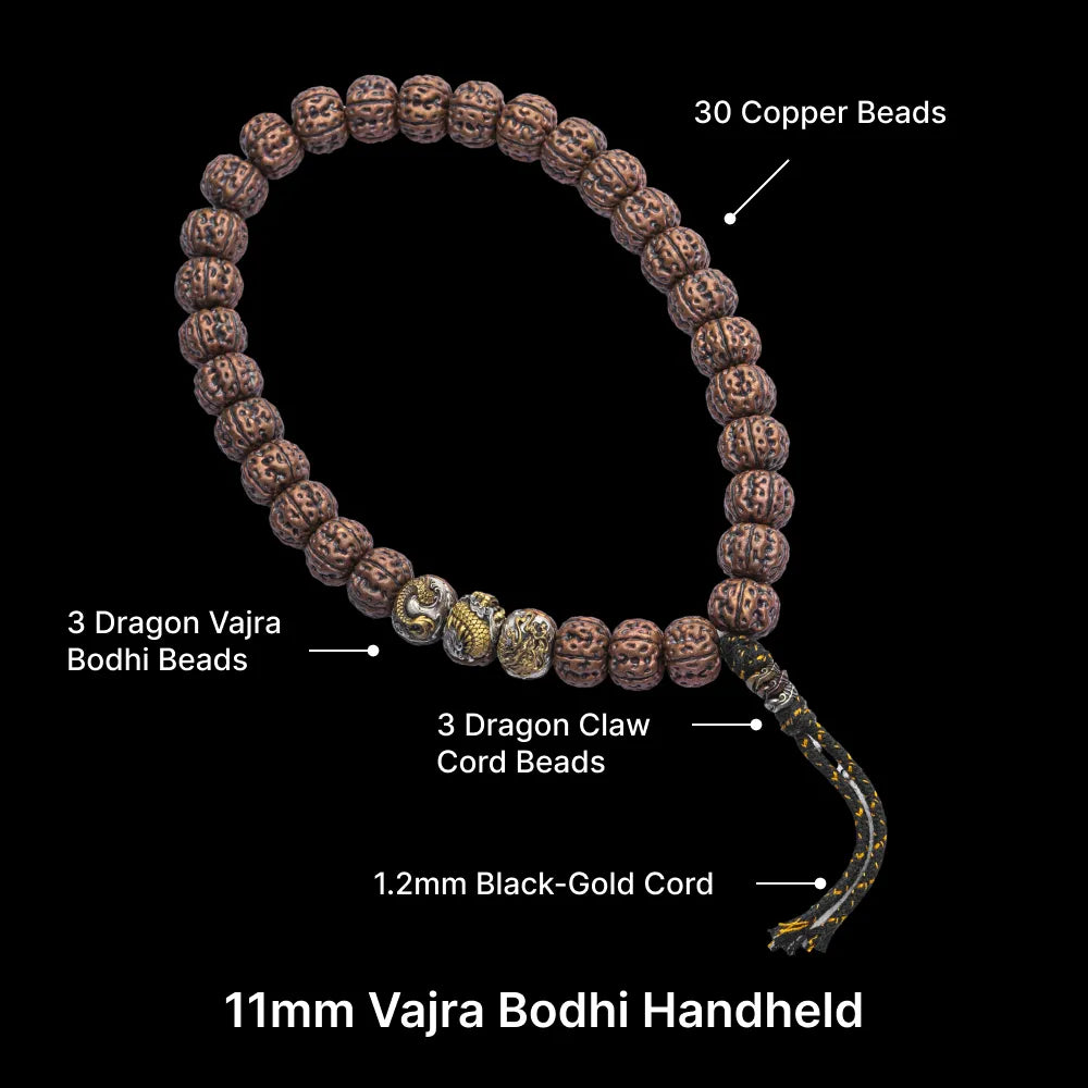 11mm Dragon Vajra Bodhi Bead Pack Option Set 2