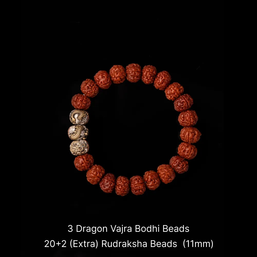 11mm Dragon Vajra Bodhi Bead Pack Option Set3