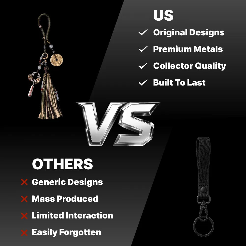Masterblade Talisman Keychain Original Design Comparison