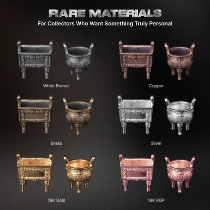 13 Ancient Chinese Ding Rare Materials