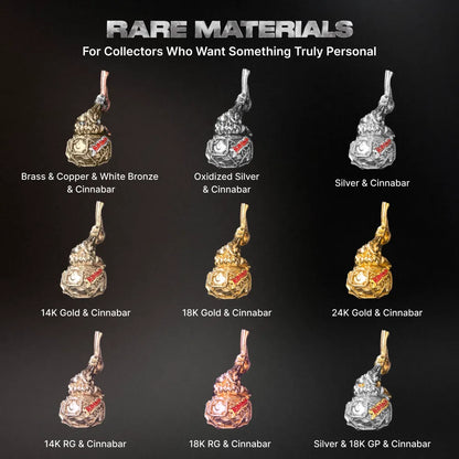 Trickster Gourd Pendant Rare Material Options