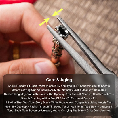Xuantian Sword Set Care And Aging Guide