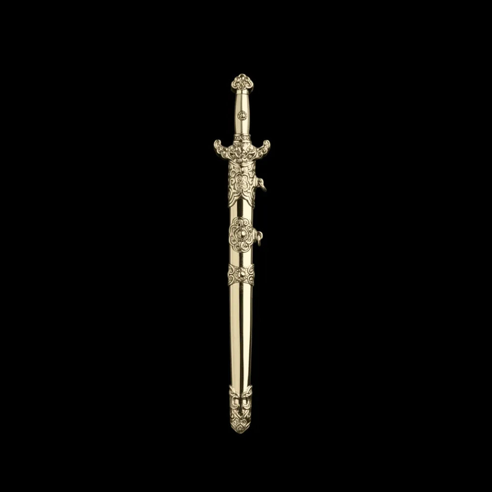 14K Gold Celestial Noble Sword Details 02