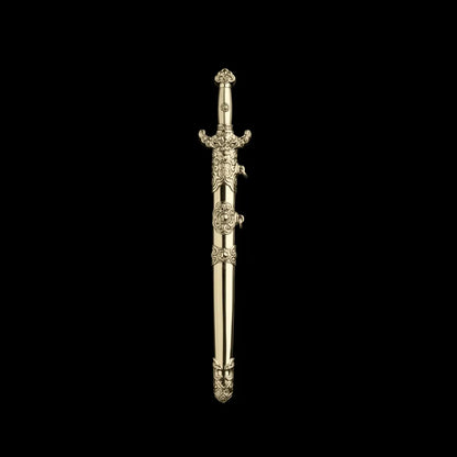 14K Gold Celestial Noble Sword Details 02
