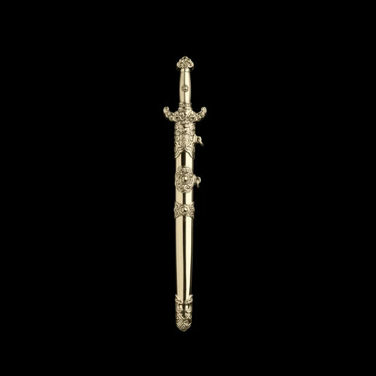 14K Gold Celestial Noble Sword Details 02