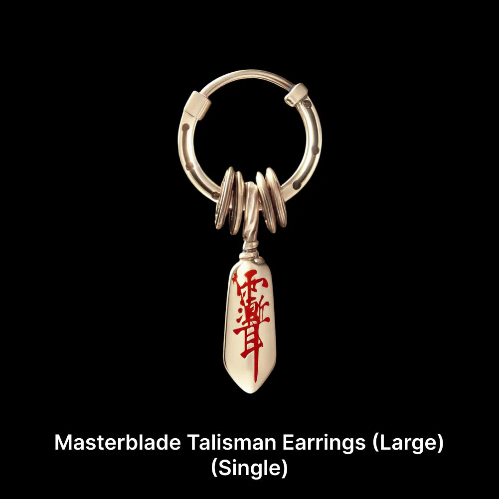 Masterblade Talisman Earrings (Large)