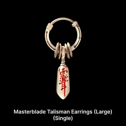 Masterblade Talisman Earrings (Large)