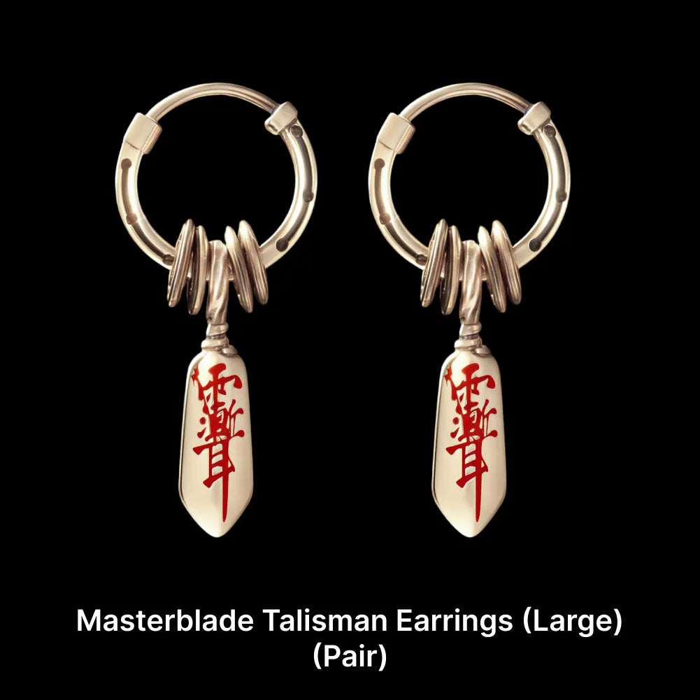 Masterblade Talisman Earrings (Large)