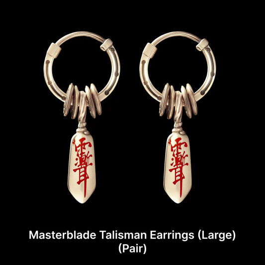 Masterblade Talisman Earrings (Large)