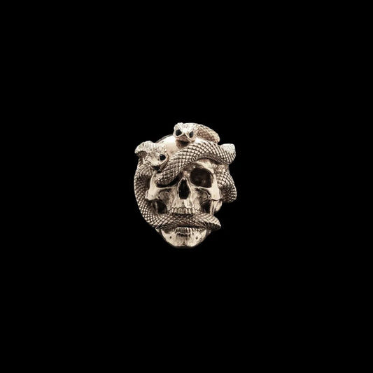 Skull & Snake Bead