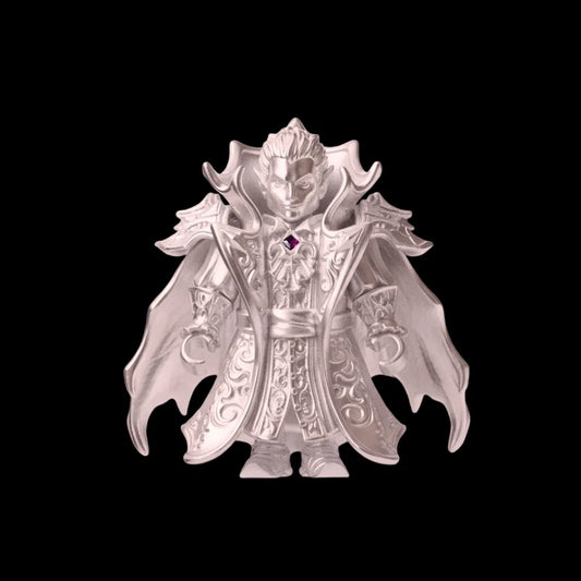 14K Rose Gold Crimson Vampire Details 01