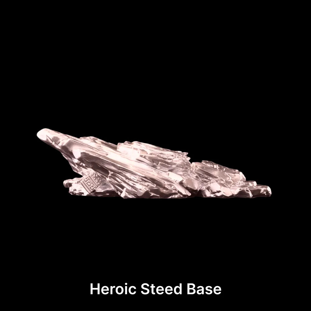 14K Rose Gold Heroic Steed Base Details 01