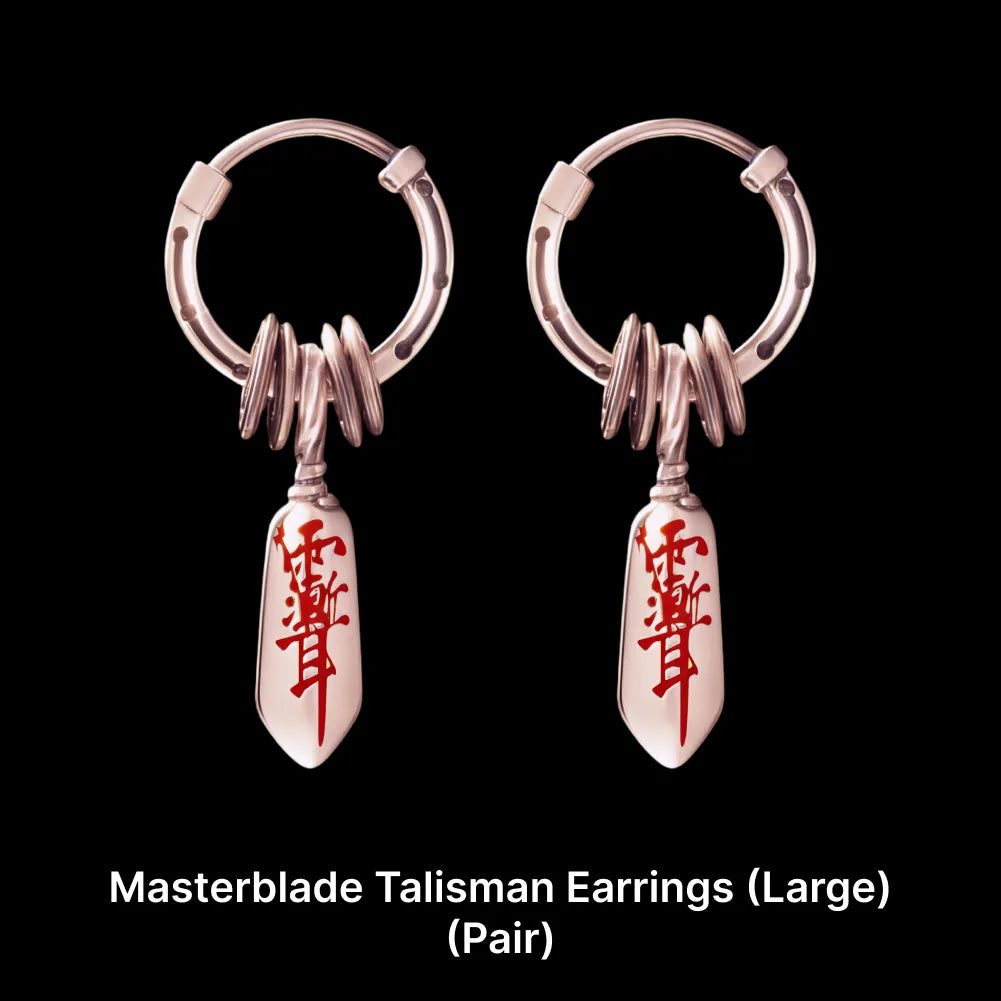Masterblade Talisman Earrings (Large)