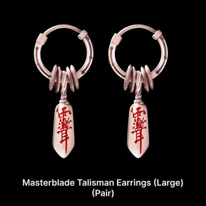 Masterblade Talisman Earrings (Large)