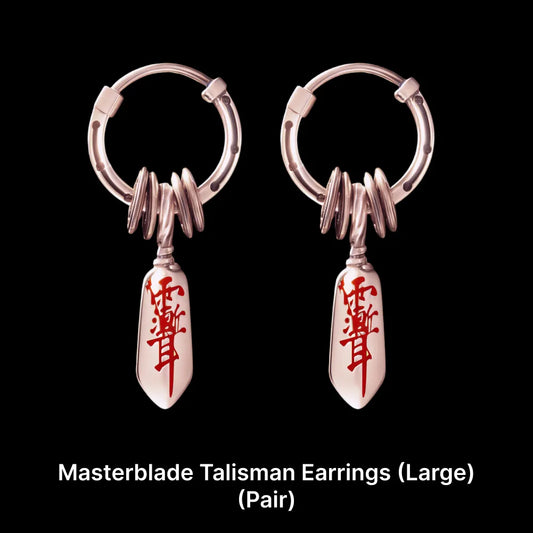 Masterblade Talisman Earrings (Large)