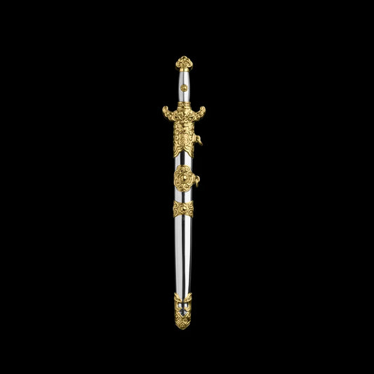 18K GP With Silver Celestial Noble Sword Details 06