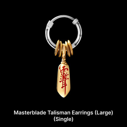 Masterblade Talisman Earrings (Large)