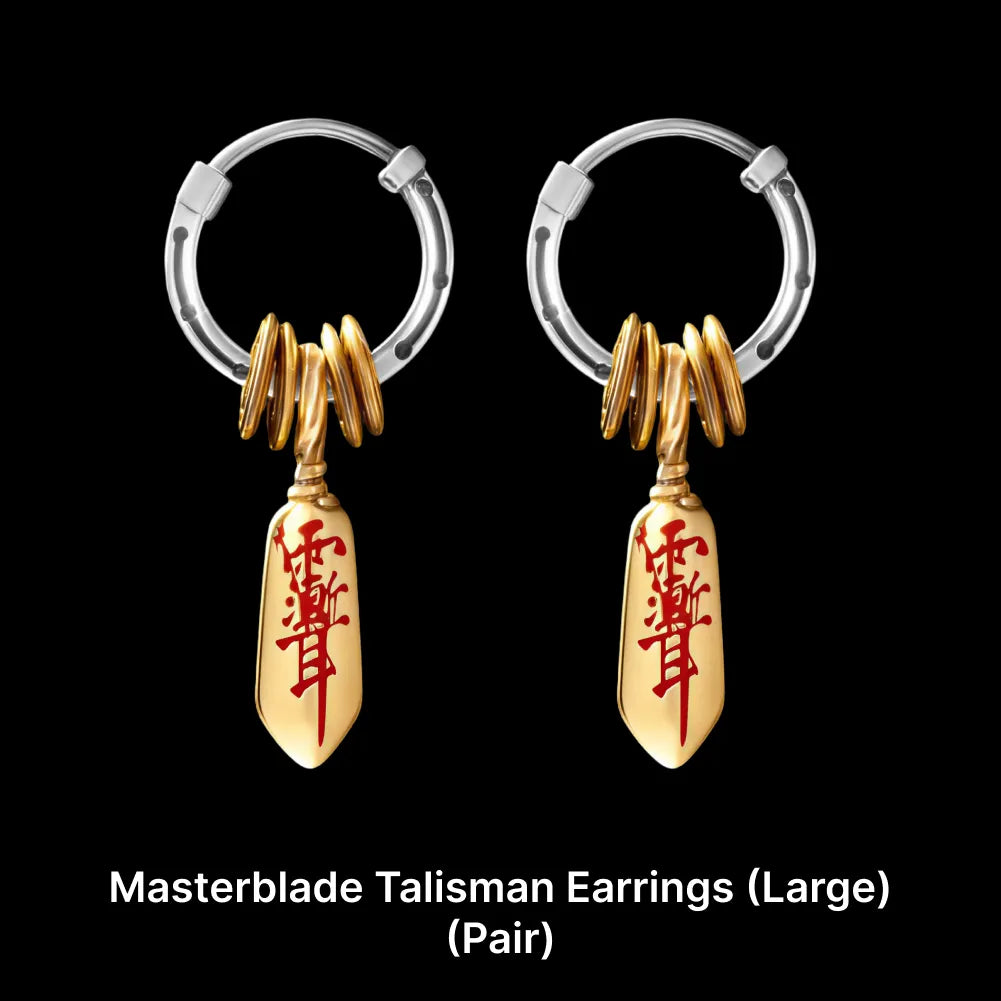 Masterblade Talisman Earrings (Large)
