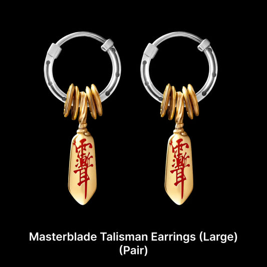 Masterblade Talisman Earrings (Large)