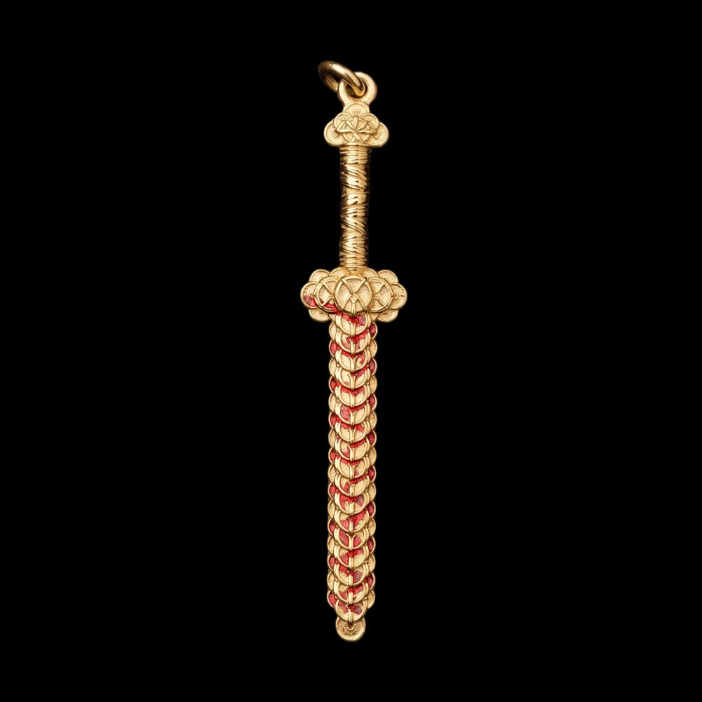 Coin Sword Relic Keychain