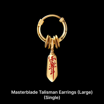 Masterblade Talisman Earrings (Large)
