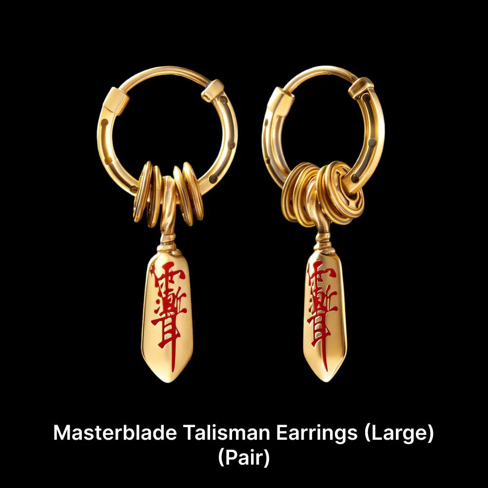Masterblade Talisman Earrings (Large)