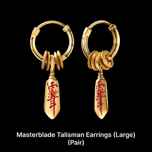 Masterblade Talisman Earrings (Large)