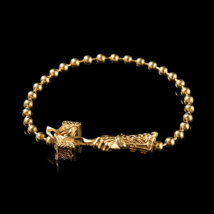 Thunder Hammer Chain Clasp Bracelet