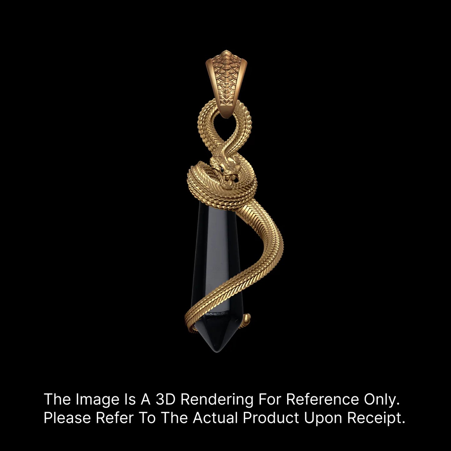 18K Gold Venoms Heart Pendant Details 01