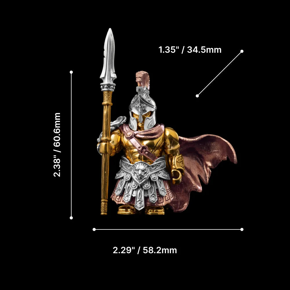 18K Gold & 18K White Gold & 18K Rose Gold Spartan Commander Paramter