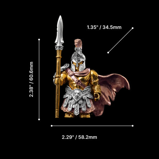 18K Gold & 18K White Gold & 18K Rose Gold Spartan Commander Paramter