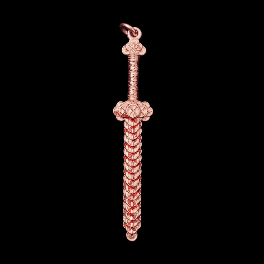 Coin Sword Relic Keychain