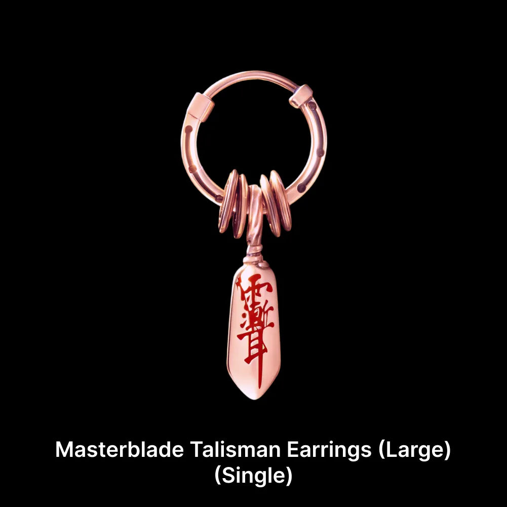 Masterblade Talisman Earrings (Large)
