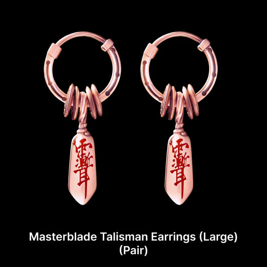 Masterblade Talisman Earrings (Large)