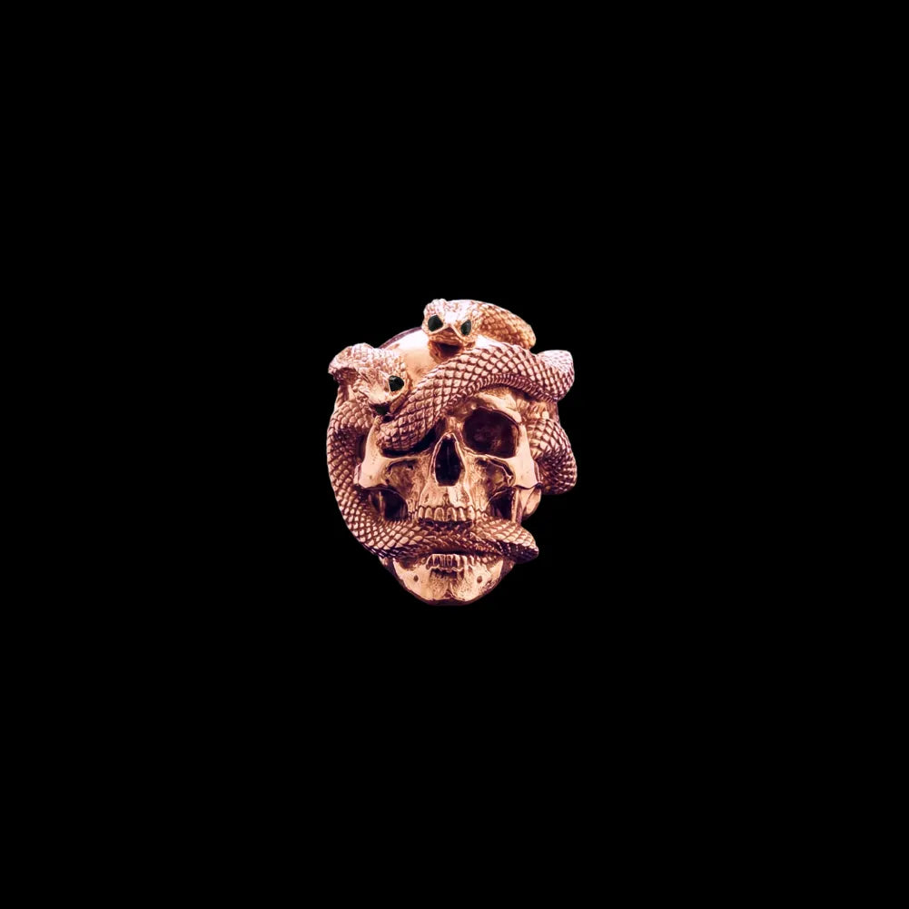 Skull & Snake Bead