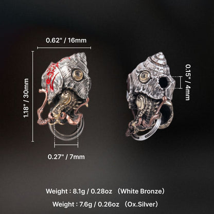 Snail Three-Way Bead - Gift packaging and bead set display