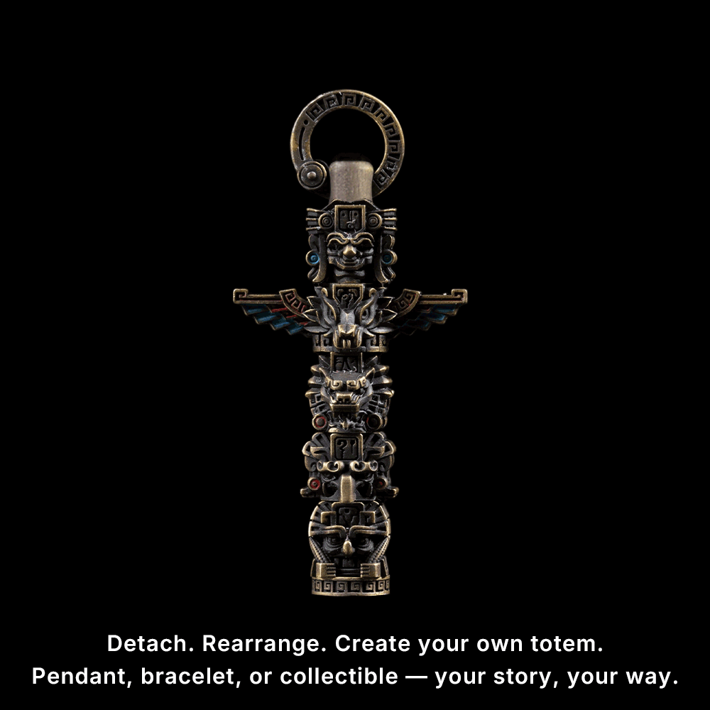 Mayan Totem Pendant