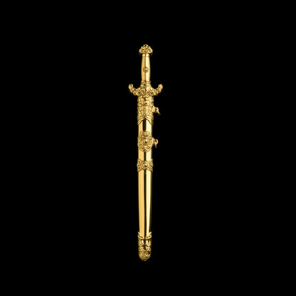 24K Gold Celestial Noble Sword Details 11