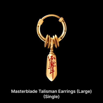 Masterblade Talisman Earrings (Large)