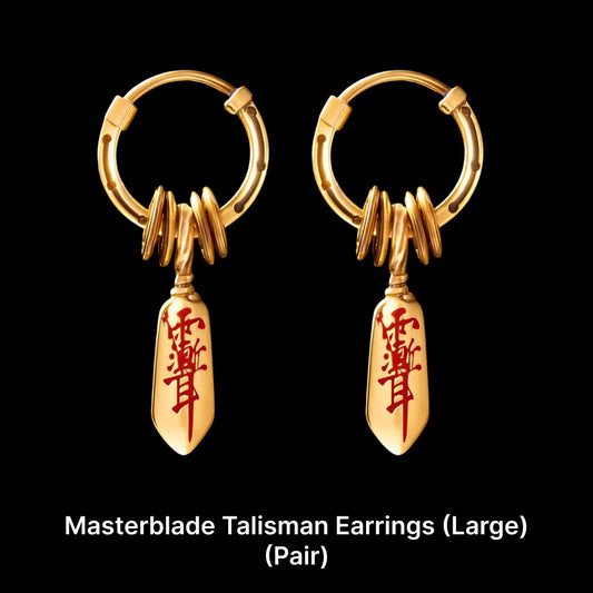 Masterblade Talisman Earrings (Large)