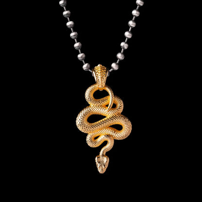 With Silver Ball Chain Necklace