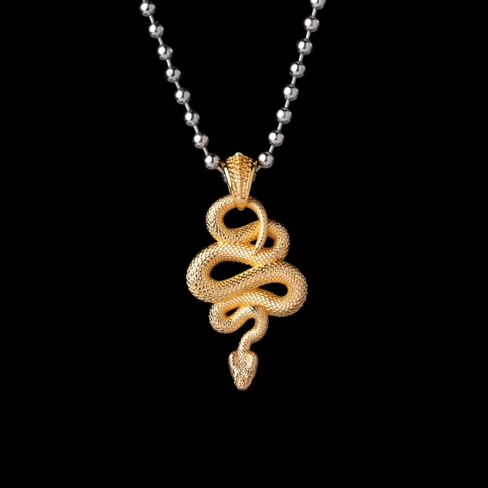 With Titanium Steel Ball Chain Necklace