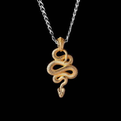With Titanium Steel Link Chain Necklace